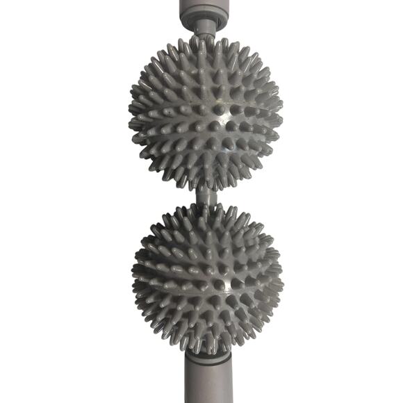 Physique 57 Massage Roller Handheld  Back And Body Muscle Massager Gray - Picture 3 of 3